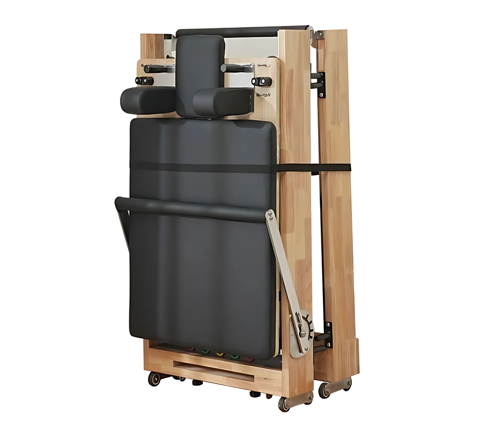 Reformer Pilates Pliable - Machine D'entraînement à Ressorts, Capacité 300 Lb, Pliable